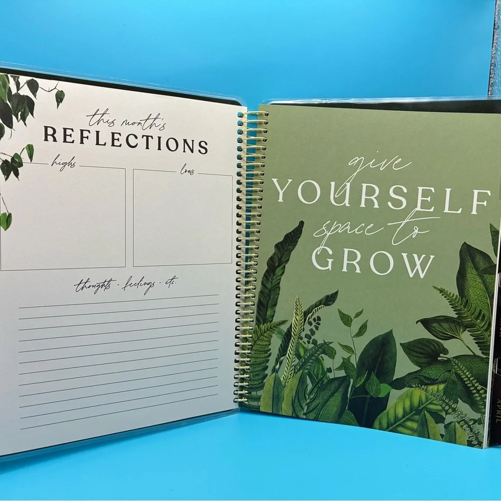 Hobby Lobby Green and Gold 12-Month Planner